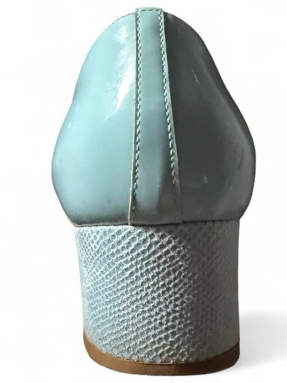 Carel Kina patent blue Mary Janes